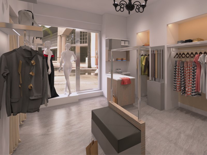 Arredamento boutique Palermo