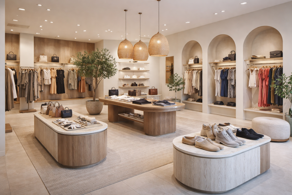 stender eisole ed espositori per negozio di abbigliamento e scarpe