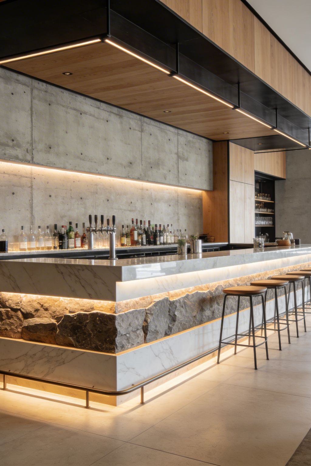 arredamento banco bar a palermo finiture su disegno